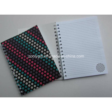 A5 Double Spiral Classical DOT Impressão Soft Cover Exercício Notebooks